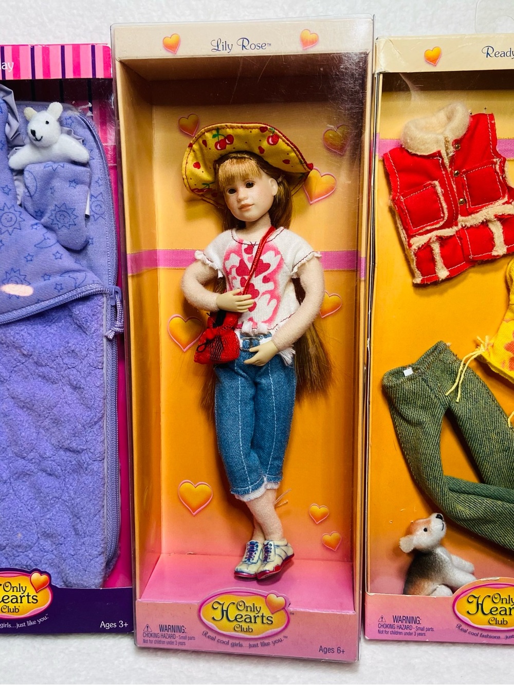 2004 Only Hearts Premier Edition Lilly Rose Soft Poseable Doll + 2005 Fashion